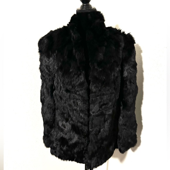 LUXURY RABBIT FUR COAT - Picture 10 of 15